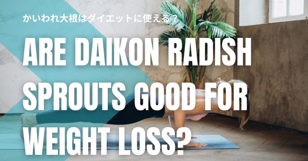 かいわれ大根はダイエットに使える？栄養と続けやすい食べ方！