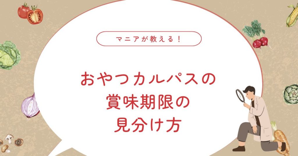 おやつカルパスの賞味期限切れは食べていい？迷わないための見分け方